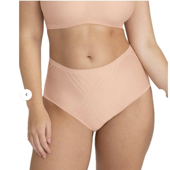 Honeylove  Silhouette Bra/Brief Set Blush Size XL 38 D/DD Wireless Support NWT - Picture 3 of 7